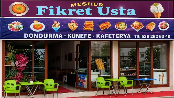 Fikret Usta Dondurma Künefe Kafeterya logosu